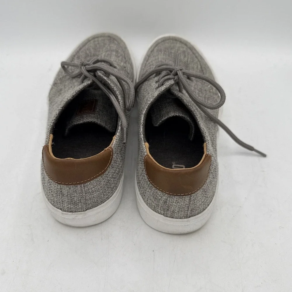 Men's‎ Crevo Casual Shoes Alec Lace Up Canvas Low Top Boat Sneakers Size 8